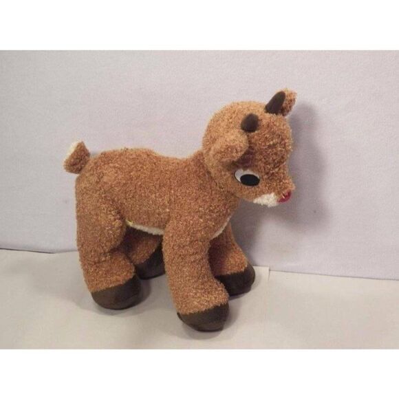 Build A Bear Rudolph Plush Electronic Reindeer Doll Toy - Picture 1 of 3